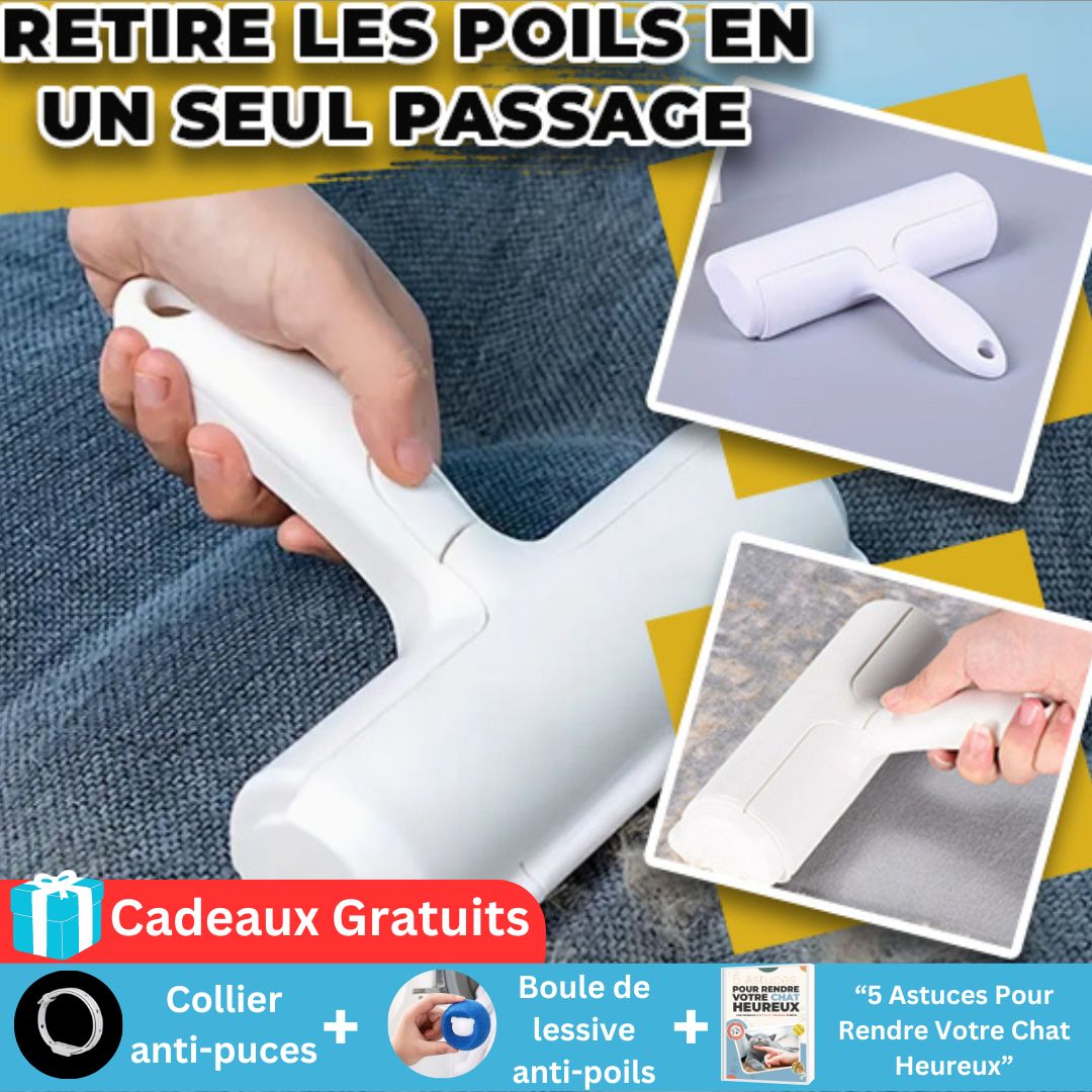 MagicRoller™ | Brosse à peluches réutilisable et auto-nettoyante - La Minou Shop