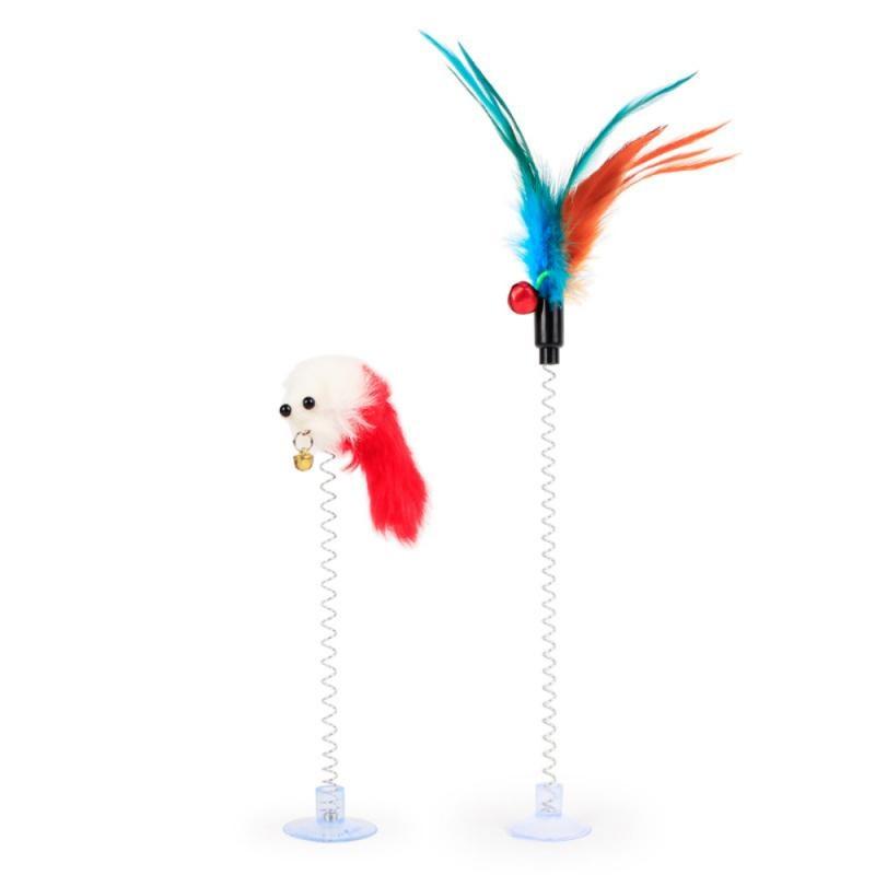 ToyStick™ - Bâton de plumes avec clochette | Chat - La Minou Shop